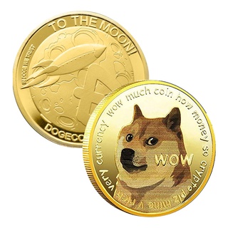 moneda conmemorativa shiba inu doge moneda color tridimensional alivio medallón chapado en oro plata metal insignia virtual moneda sheek (9)