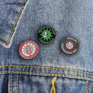 【UNEW】 Enamel pin vaccinated got my vaccine brooch badge 2021 tags bag backpack .