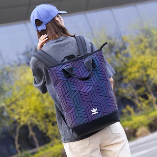 💗Promoción Adidas 3D Mesh Roll Top mochila /Issey Miyake Style Bag moda