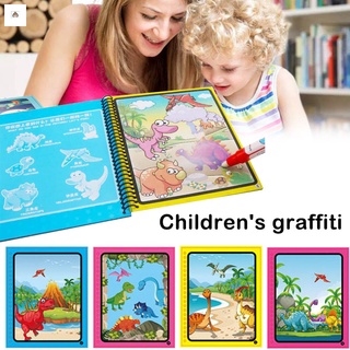 libro para colorear libro de dibujo de agua doodle libro de pintura con pluma juguetes educativos para niños