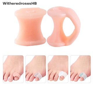 (witheredroseshb) 1 par de dedos del pie pequeño pulgar gel de silicona juanete protector cuidado del pie separador de dedos en venta (3)