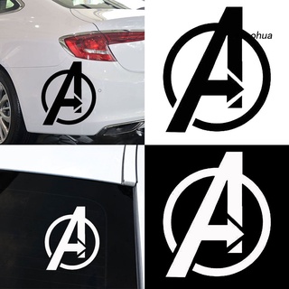 Avengers Logo coche motocicleta portátil equipaje adhesivos reflectantes decoración