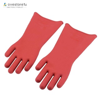 Insulated 12kv High Voltage Electrical Insulating Gloves For Electricians (9)