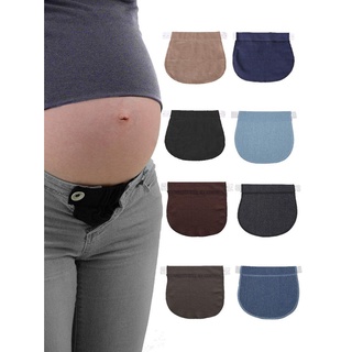 maternidad embarazo cintura cinturón ajustable pantalones elásticos botón extendido