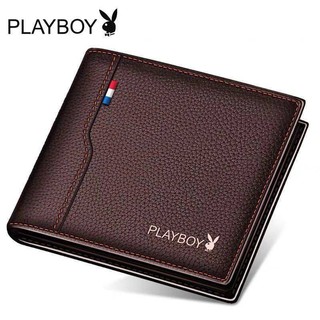 Cartera masculina Casual cartera Playboy joven hombre nuevo estudiante Casual regalo cartera lesen función de guía