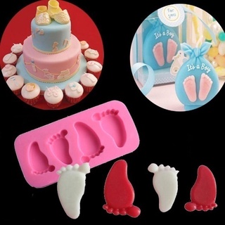 SALUBRATORY Pudding Bakeware Baby Shower Chocolate Silicona Molde 3D Bebé Pie Fondant Decoración De Pasteles Suministros Para Hornear Jabón Pastel (8)