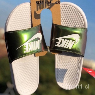 Nike Hombres Mujeres Sandalias grandes Zapatillas Summer Transpirable Flip Floop Casual Beach Zapatos Placa Plana Anti Slip Weistant High Elastic 23
