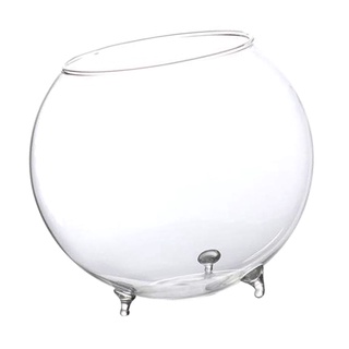 1x jarrón de flores de vidrio plantas de terrario hidropónico maceta en forma de bola tanque de peces