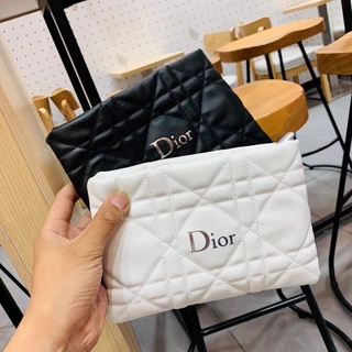 DIOR Soft leather Clutch large capacity Coin Purse