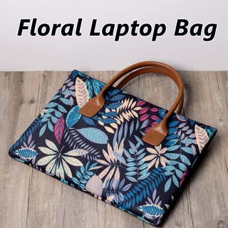 Fashion Floral Universal Laptop Bag Handle bag Case Macbook 11 12 13 14 15 15.6 Cover Briefcase