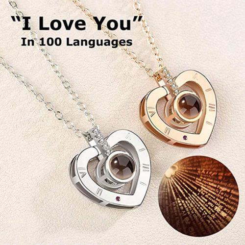 Subloom - collar 100 I Love You - regalo recomendado - corazón
