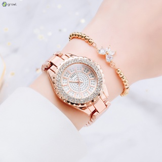 [GRO] Quartz Watches Beautiful Shiny Casual Elegant Watches Girls Wrist Watch For Women Lady