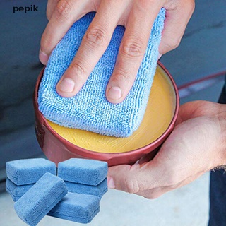 [pepik] esponja de microfibra para lavado de coches, paños de limpieza, cera de coche, almohadilla para pulir [pepik]