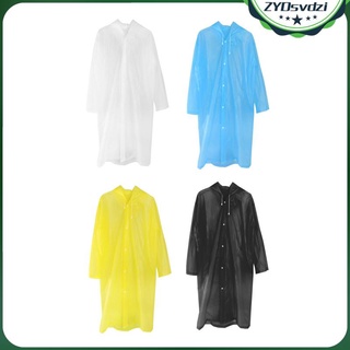 Reusable Unisex Raincoat EVA Womens Mens Poncho Quick-Drying Travel Rainwear (7)