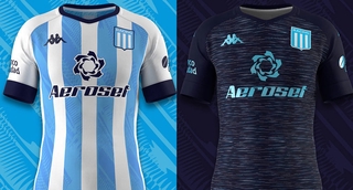 Camiseta de Fútbol de Alta Calidad 2021-2022 Racing Club de Avellaneda de Local/Visitante Entrenamiento Para Hombres Y Adultos