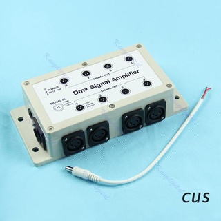 cus. salida dmx dmx512 controlador led 8 canales amplificador de señal divisor distribuidor
