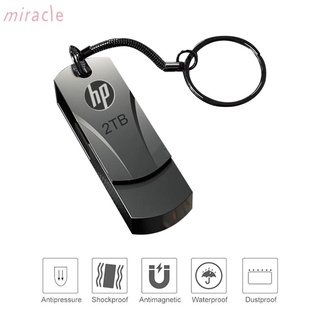 miracle-Pen drive USB 2TB HP metal Impermeable USB2.0/2TB 2.0 de à prova d'água pendrive