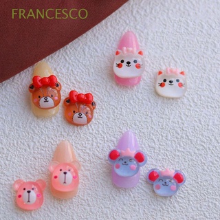 [inventario Disponible] muñeco De dibujos animados japoneses De oso francesco decoración De uñas
