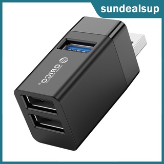 [Sundeal] 3 en 1 Mini 3 puertos USB 3.0 divisor de concentrador de 5 v enchufe en diseño portátil