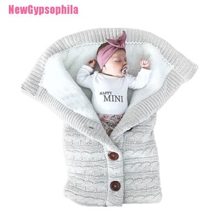 [NewGypsophila] Bebé recién nacido invierno cálido dormir cochecito niño manta sacos de dormir (2)