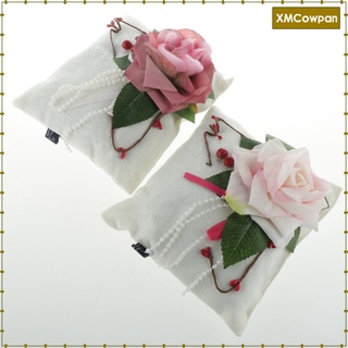 Fabric Rose Square Shaped Bamboo Charcoal Bags Natural Air Freshener Eco Friendly Odor Eliminator and Moisture Absorber For Car Closet Room