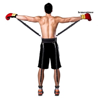 ljs_fitness ejercicios bandas de resistencia cuerdas cintura correas de tobillo conjunto de asas (9)