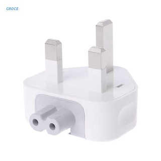 groce adaptador de cargador de alimentación blanco reino unido enchufe de ca para apple ibook/macbook ipad iphone