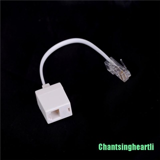 Cable convertidor Chantsingheartli Rj11 6p4c hembra a Ethernet Rj45 8p8c Macho F/M