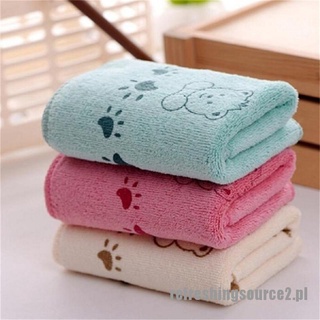 [ref] 5Pcs Cute Bear Baby Infant Bath Towel 25*50cm Kids Washcloth Towel