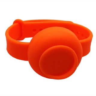 Silicone Liquid Soap Bracelet Portable Hand Sanitizer Wristband with Cover
