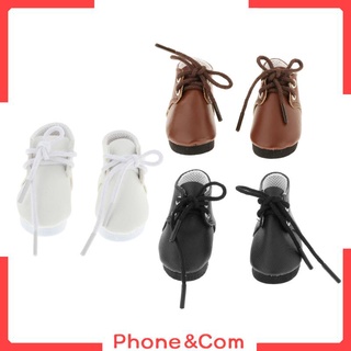 Teléfono/con Moda 3 puntos zapatos De muñeca Elegante lindo cuero Pu Miniatura planas/juguetes De encaje De encaje/ropa decorativa