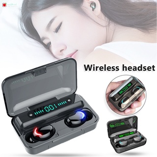 TWS Wireless Bluetooth Headset with Digital Display Touch Control BT 5.0 In-Ear Earphones for Sports