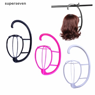 [supers] soporte para pelucas colgantes de plástico diy sombreros percha por secador de pantalla desmontable titular.