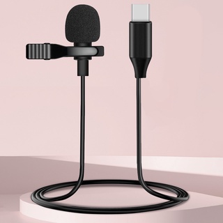 toworld Lapel Microphone Professional Noise Reduction Plastic Voice Control Lavalier Microphone for Live Vlog