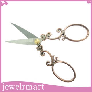 [JewelryMart] Tijeras de costura de acero inoxidable, tijeras de bordado de flores Vintage, tijeras de hilo, tijeras de manualidades tijeras para bordado,
