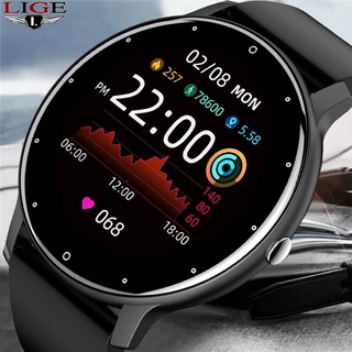 Lige 2021 nuevo reloj inteligente hombres pantalla táctil completa deporte Fitness reloj IP67 impermeable Bluetooth para Android ios smartwatch hombres + caja
