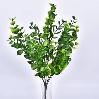 xishengj.cl 1pc artificial eucalyptus globulus hojas verde planta hogar oficina decoración de jardín