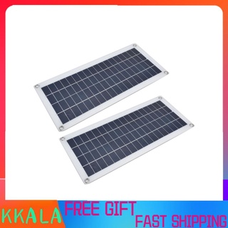 Kkala 2x10W monocristalino de silicona Panel Solar de emergencia cargador de batería Kit de fotos
