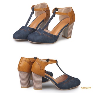 Sandalias de tacón alto para mujer/zapatos ligeros transpirables para verano (6)