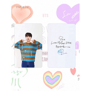 7 Unids/Set Kpop BTS Love Myself Postal Lomo Tarjetas Foto Tarjeta Para Fans Colección Papel Multicolor