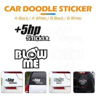 +5hp STICKER BLOW ME Funny Vinyl Car Stickers Rear Window Bumper Decals