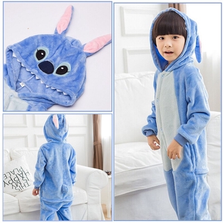 Niños tigre Kigurumi pijamas niño niña invierno cálido ropa de dormir pijama mono divertido niño Onepiece Halloween Animal Cosplay