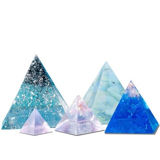 du 5 moldes de silicona piramidal moldes de resina molde de fundición orgone pirámide molde herramientas de joyería (3)