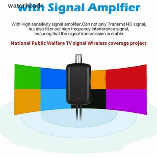 (waterheadr) 5000 millas de alcance hdtv antena 4k hd interior digital tv antena amplificador de señal aérea en venta