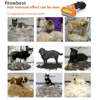 fbcl peines de depilación para mascotas/perro/cepillo de aseo para perros/gatos/peines de masaje de pelo para perros/gatos (4)