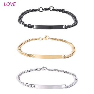 LOVE Ladies Black/Gold/Silver Bar Bracelet Simple and Exquisite Thin Cuff Bracelet (1)