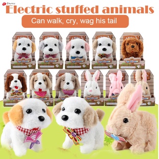juguete eléctrico para niños/juguete de peluche/perro/rabbit/bark/robot inteligente/juguete (1)