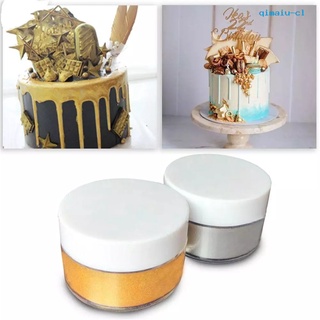 QM- 5g Edible Flash Glitter Golden Silver Powder Cake Biscuit Decor Baking Supply (1)