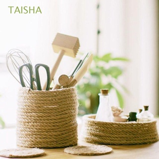 TAISHA 10 Meters Jute Rope Intage DIY Cord String Wedding Party Decor Gardening Burlap Thick Camping for Craft