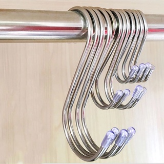 3pc S gancho colgador llave de ropa tienda organizador armario colgante largo ganchos de exhibición sin daño ganchos de cocina organizador de baño